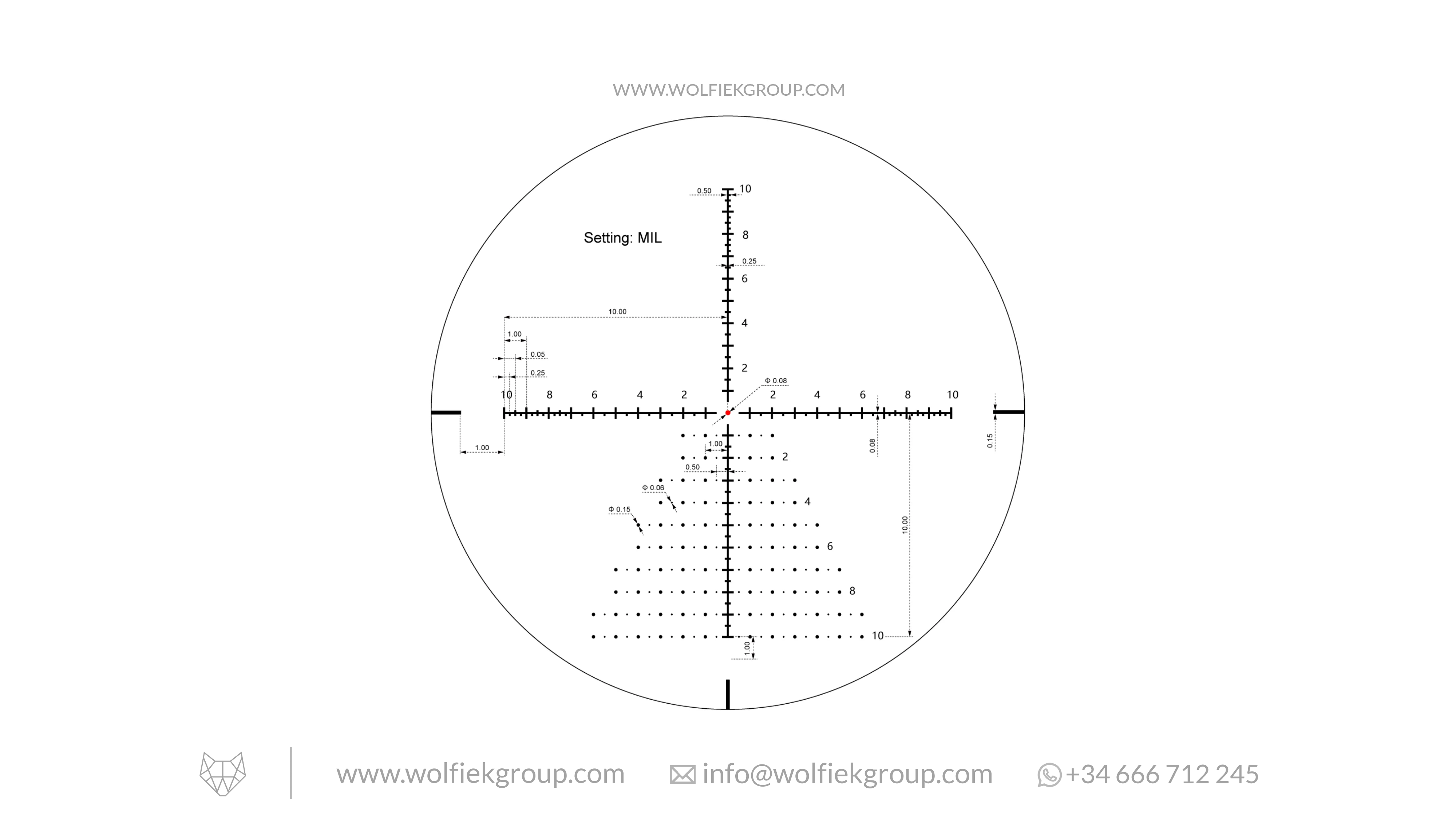 Vector Optics Veyron Plus Riflescope - 10x30 Zero