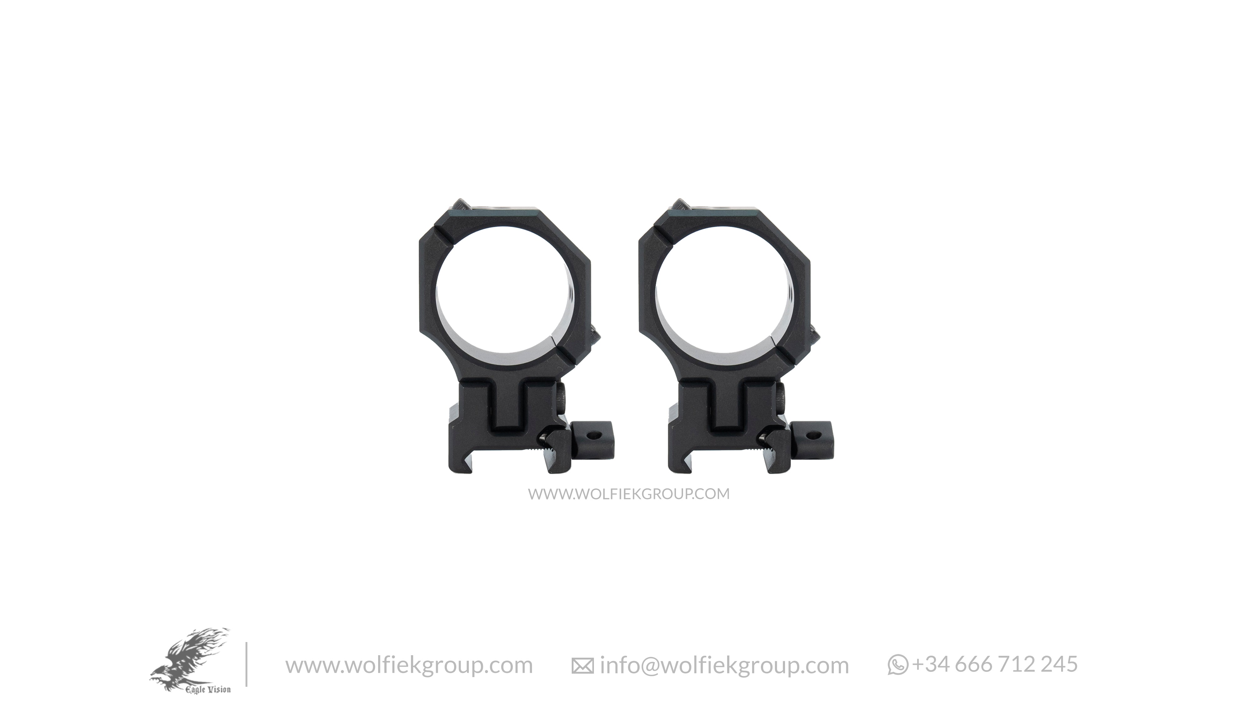 Picatinny Infinity Elevation ADJUSTABLE Scope Mounts 34mm